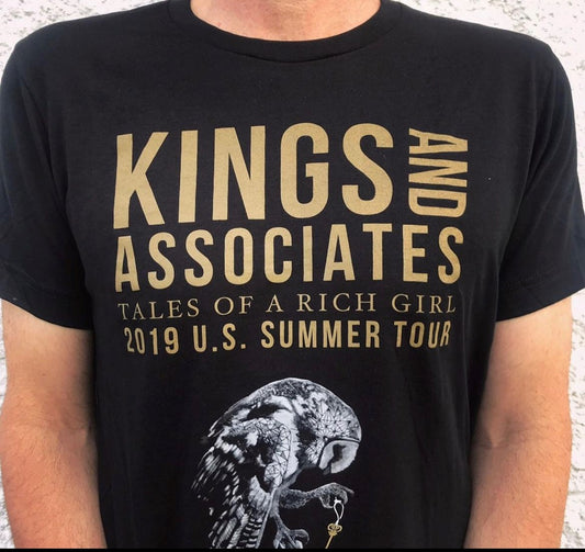 Kings and Associates U.S. Tour Shirt - Tales of a Rich Girl 2019